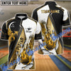 BlueJose Bowling And Pins Bowling Player Sport Customized Name, Team Name 3D Shirt
