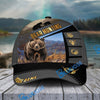 BlueJose Bear Hunting Sport Pattern Personalized Cap (2 Colors)