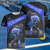 BlueJose Pickleball Swag Ball Custom Name & Team 3D Shirt (4 Colors)