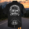Bluejose Personalized Route 66 100 Years Classic Car Hawaiian Shirt