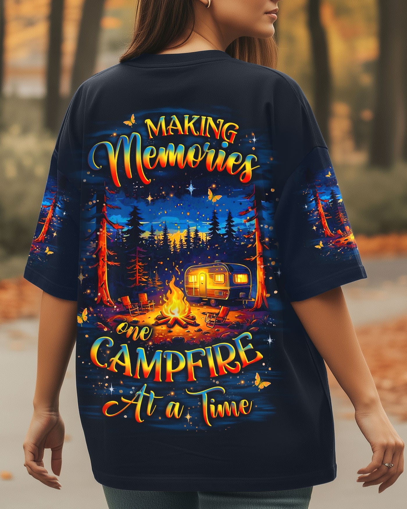 MAKING MEMORIES ONE CAMPFIRE AT A TIME ALL OVER PRINT - YHLT1310253