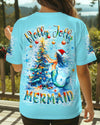 HOLLY JOLLY MERMAID CHRISTMAS ALL OVER PRINT - YHLT3110252