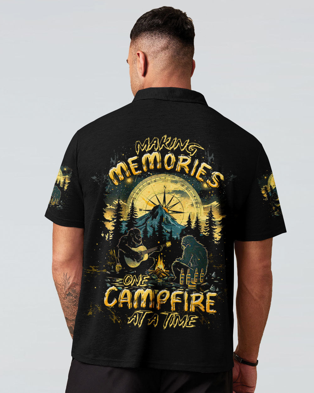 MAKING MEMORIES ONE CAMPFIRE AT A TIME BIGFOOT ALL OVER PRINT - TLTW2111245