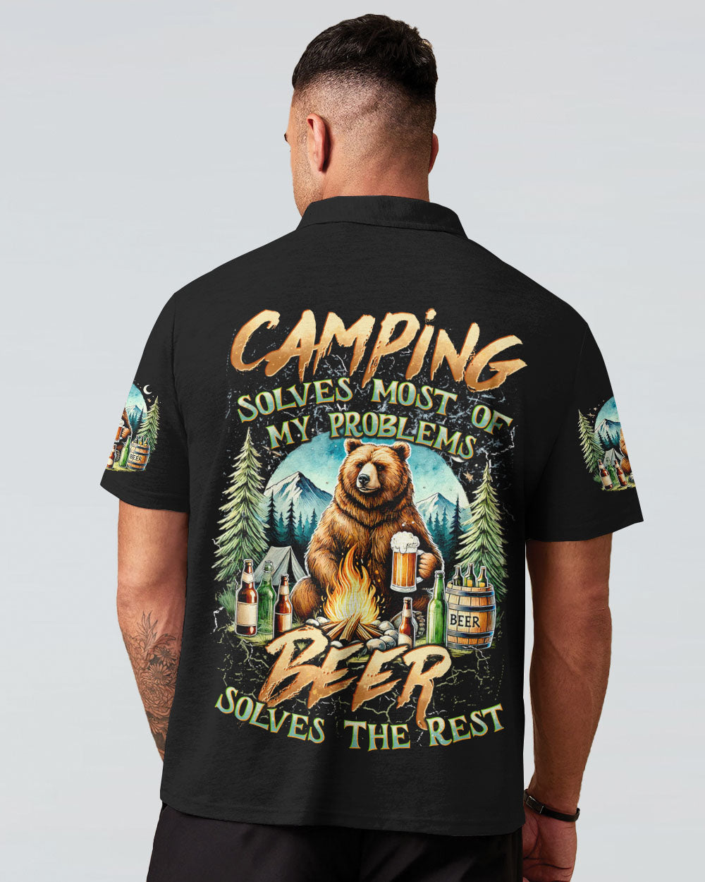 CAMPING SOLVES MOST OF MY PROBLEMS ALL OVER PRINT - TYTD2808241