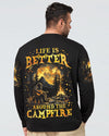 LIFE IS BETTER AROUND THE CAMPFIRE BIGFOOT ALL OVER PRINT - TLNZ2511243