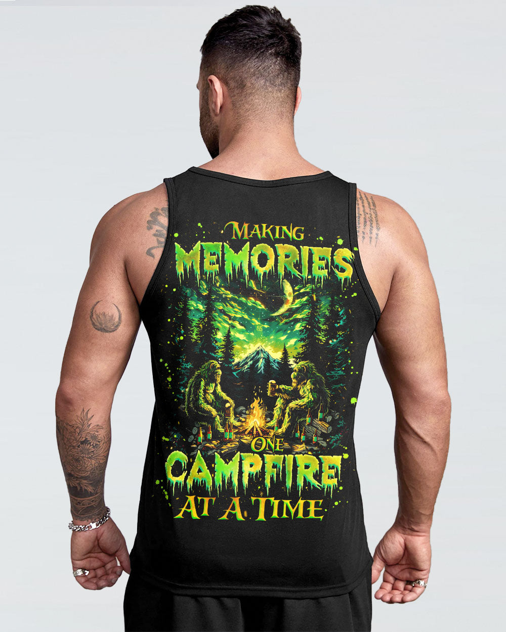 MAKING MEMORIES ONE CAMPFIRE AT A TIME BIGFOOT  ALL OVER PRINT - TLNZ1612241