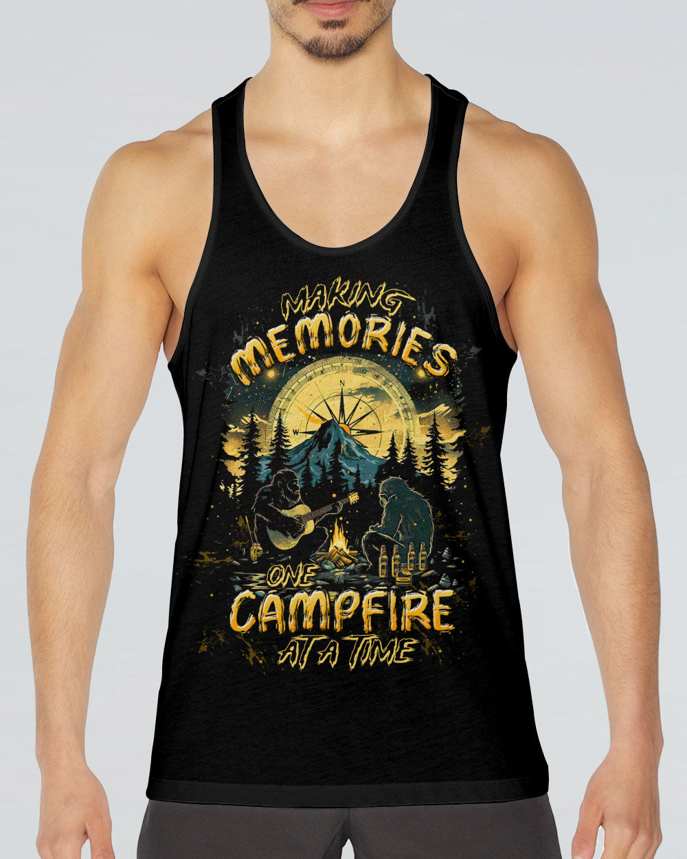 MAKING MEMORIES ONE CAMPFIRE AT A TIME BIGFOOT ALL OVER PRINT - TLTW2111245