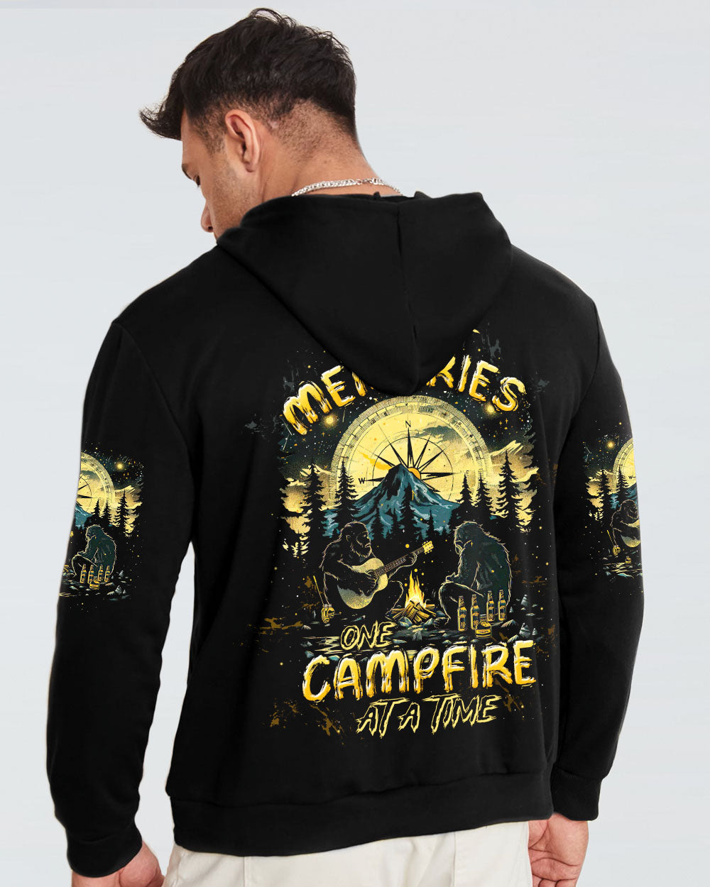 MAKING MEMORIES ONE CAMPFIRE AT A TIME BIGFOOT ALL OVER PRINT - TLTW2111245