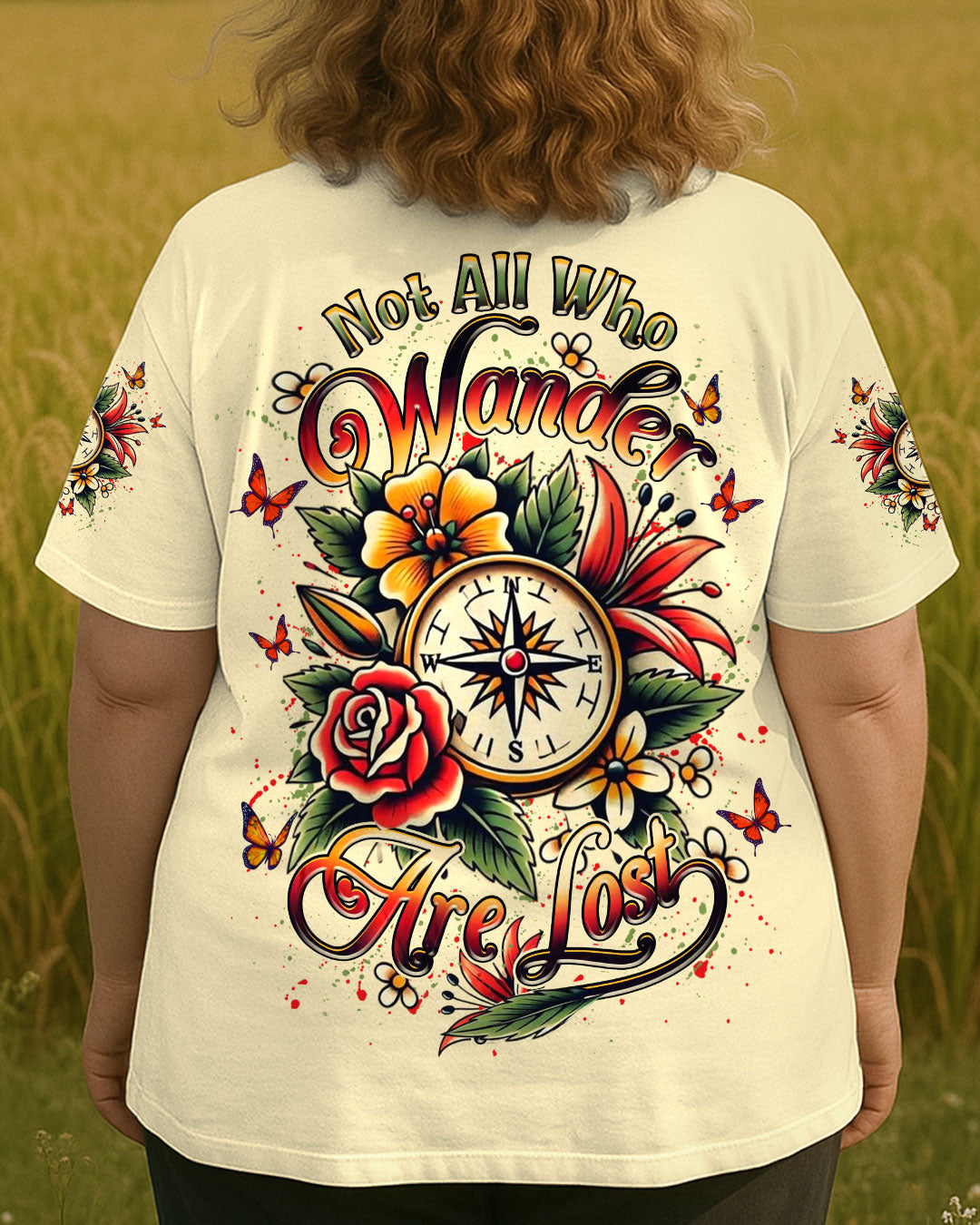 NOT ALL WHO WANDER ARE LOST ALL OVER PRINT - YHDU0807254
