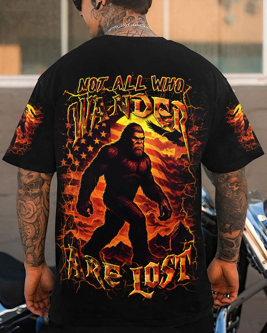 NOT ALL WHO WANDER ARE LOST BIGFOOT ALL OVER PRINT - YHLN0206254