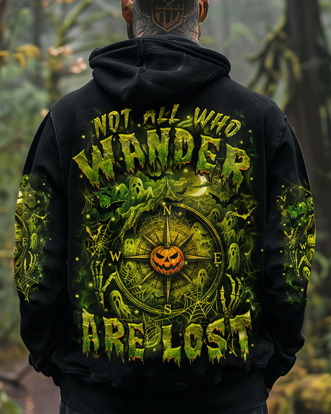 NOT ALL WHO WANDER ARE LOST HALLOWEEN ALL OVER PRINT - YHHN1407251