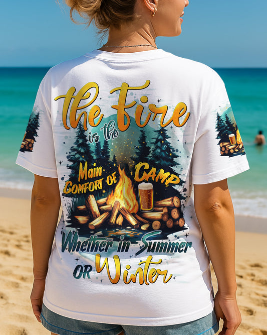 THE FIRE IS THE MAIN COMFORT OF CAMP ALL OVER PRINT - TYTD2506253