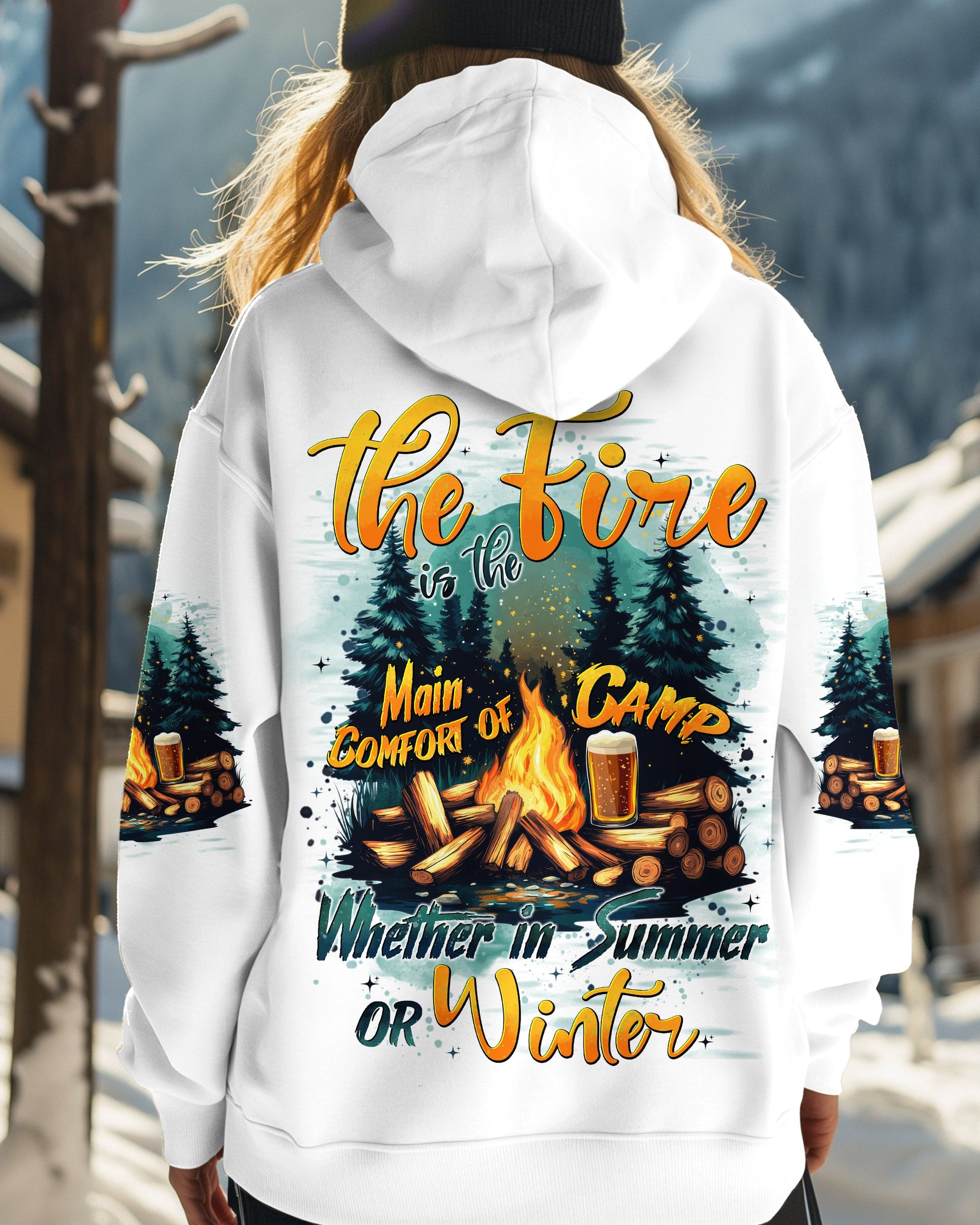 THE FIRE IS THE MAIN COMFORT OF CAMP ALL OVER PRINT - TYTD2506253