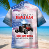 Bluejose I Like Hot Rods And Believe In Jesus Hawaiian Shirt