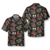 Bluejose Colorful Hot Rod Pattern Hawaiian Shirt