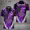 BlueJose Darts Thunder Space Dragon Personalized Name, Team Name Shirt (4 Colors)