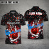 BlueJose Bowling And Pins Fire Ball Star Pattern Customized Name 3D Shirt (4 Colors)