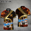 BlueJose Bowling And Pins Water And Flame Customized Name 3D Shirt (4 Colors)