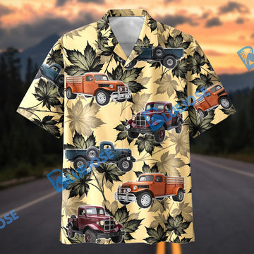 Bluejose Personalized Vintage Dodge Power Wagon Power Truck Hawaiian Shirt