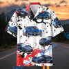 Bluejose Personalized Ford Mustang Racing Splash Hawaiian Shirt