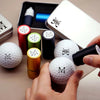 Custom Golf Ball Stamp Box, Personalized Golf Stamps, Gift for Golfer, Golf Ball Marker, Golf Accessories, Gifts For Men