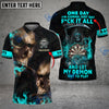 BlueJose Darts Smoke Skull Personalized Name 3D Shirt
