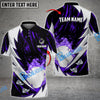 BlueJose Golf Fire Thunderstorm Customized Name, Team Name 3D Shirts (4 Colors)