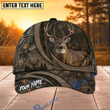 BlueJose Deer Hunting Mountain Lace Personalized 3D Cap