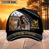 BlueJose Dog Hunting And Duck Golden Sunset Wetland Scene Multiple Options Personalized Name 3D Cap (8 Dog Breeds)
