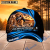 BlueJose Dog Hunting And Duck Blue Wave Sunset Marsh Scene Personalized Name 3D Cap (8 Dog Breeds)