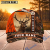 BlueJose Hunting Orange White Camo Hunter Personalized 3D Cap (9 animals)