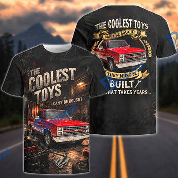 BlueJose ''The Coolest Toys Can't Be Bought, They Must Be Built" Personalized Car Photo T-Shirt
