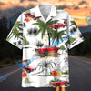 Bluejose Personalized Car Red Mustang Tropical Paradise Hawaiian Shirt