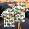 Bluejose Custom Car 1930s Classic Car Tropical Hawaiian Shirt