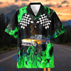 BlueJose Custom Photo Personalized Car "Keep the Legacy Burning" Hot Rod Hawaiian Shirt