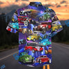 Bluejose Personalized Vintage Hot Rod Classics Hawaiian Shirt