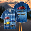 Bluejose Retro Hot Rod Car Lover - Customized Car Photo Hawaiian Shirt