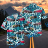Bluejose Personalized Plymouth Prowler Car Retro Open Wheel Roadster Tropical Teal Hawaiian Shirt