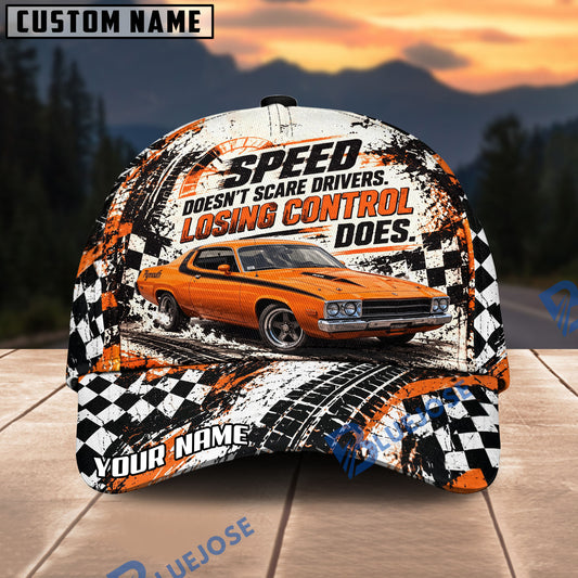 BlueJose Personalized Car Speed Doesn't Scare Drivers Custom Name Cap