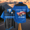 Bluejose Personalized 1958 Chevrolet Corvette C1 Garage Mechanic Hawaiian Shirt