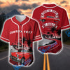 Bluejose Personalized Classic Car Tropical Sunset Baseball Jersey