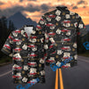 Bluejose Route 66 Vintage Red Pickup Truck  Hawaiian Shirt