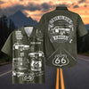Bluejose Personalized Route 66 100 Years Classic Car Hawaiian Shirt