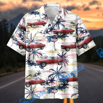 Bluejose This Is How I Roll - Red Ford Mustang Personalized Car Hawaiian Shirt