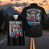 Bluejose American Legend Route 66 Hot Rod Hawaiian Shirt