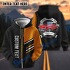 Don't Follow Me I Do Stupid Things Hoodie - Custom Photo Classic Car - Personalized Name Car Hoodie