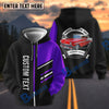 Don't Follow Me I Do Stupid Things Hoodie - Custom Photo Classic Car - Personalized Name Car Hoodie
