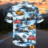 Bluejose Personalized Car Vintage Classic Pickup Truck Tropical Floral Hawaiian Shirt
