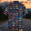 Bluejose Vintage American Muscle Cars Hawaiian Shirt