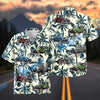 Bluejose Personalized Car Antique Classic Car Tropical Palm Leaf Hawaiian Shirt